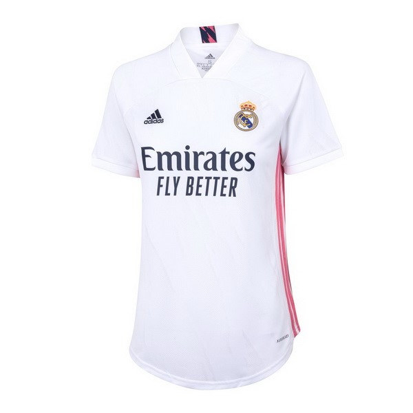 Maillot Football Real Madrid Domicile Femme 2020-21 Blanc